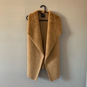 Faux Fur Sweater Vest